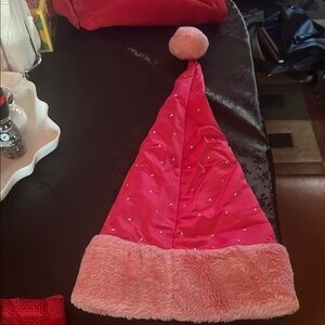 Victoria's Secret Pink Santa Hat